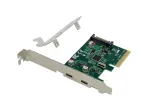 Conceptronic EMRICK 2 prievadų USB 3.2 Gen 2 Type-C PCIe kortelė