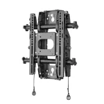Chief Small tilt sieninis laikiklis vienam stulpui, 61 cm (24 coliai), 81,3 cm (32 coliai), 75 x 75 mm, 300 x 300 mm, -12 - 2&deg;, Juoda
