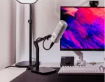 Elgato Wave Desk Stand stalinis mikrofonų laikiklis, juodas
