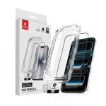 Crong EasyShield CRGES2PIP1769P grūdintas stiklas, 2 vnt. su aplikatoriumi, skirta iPhone 17 Pro Max / 16 Pro Max