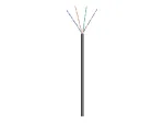 Wentronic goobay - Bėginis kabelis - 100,0 m - UTP - CAT 5e - lauko sąlygoms, vytas - Juoda (57196)