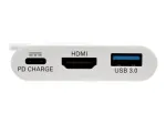 Eaton PowerWare Eaton Tripplite Series USB-C to HDMI Adapter with USB-A Port (U444-06N-HU-C)