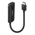 Lindy HDMI 8K60 į DisplayPort 1.4 keitiklis, 0.157 m, HDMI A tipas (standartinis), DisplayPort, Ki&scaron;tukas, Lizdas, Tiesus