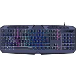 Gaming klaviatūra SPEEDLINK LUDICIUM USB QWERTZ Voki&scaron;ka juoda