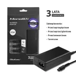 Qoltec 52415 Maitinimo adapteris, skirtas Samsung Sony, 65W, 3 ki&scaron;tukai, su maitinimo laidu