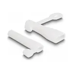 DeLOCK apsauginiai dangteliai USB Type-A vyri&scaron;kam ir Apple Lightning vyri&scaron;kam jungtims, 2 vnt., balti