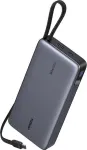 Power bankas UGREEN Nexode PB552 25 000 mAh 165W su 1&times;USB-A, 1&times;USB-C ir integruotu USB-C laidu (55995B)