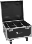 Roadinger transportinis dėklas 4&times; AKKU IP PAR 7 QCL WDMX su įkrovimo funkcija modelis 31005182