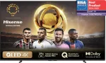 Hisense 100E77NQ PRO 254 cm (100 colių) 4K Ultra HD QLED i&scaron;manusis televizorius, VIDAA, HDR, 500 cd/m&sup2;, juodas