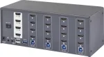 SpeaKa Professional 4 prievadų HDMI kelių monitorių KVM jungiklis 4x4 3840 x 2160 (SP-13389140)