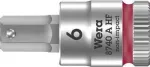 Wera 05003337001 &ndash; Lizdas 1/4 colio, metrinis, 6 mm, 2,8 cm