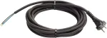 Maitinimo laidas Schwabe H05RN-F 2x1,0 mm&sup2; guminis, 5 m, juodas