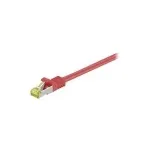 Wentronic Goobay Cat.7 sujungiamasis laidas, S/FTP (PiMF), raudonas, 10 m - LSZH be halogenų, varis, RJ45 ki&scaron;tukas (91643)