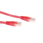 ACT Red 2 m U/UTP CAT6A jungiamasis laidas su RJ45 jungtimis