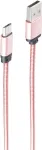 USB kabelis ShiverPeaks BS14-11002 1 m USB-A Micro-USB B rožinis auksas