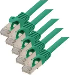 Tinklo kabelis S/CONN Cat. 7 S/FTP 5 m Žalias