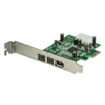StarTech.com 3 prievadų 2b 1a 1394 PCI Express FireWire adapterio kortelė