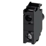 Siemens 3SU14011BG601AA0 LED modulis su integruotu &scaron;viesos diodu 6-24V AC/DC, baltas, varžtinis gnybtas, priekiniam montavimui