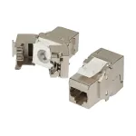 Keystone modulis EFB Elektronik E-20072 plok&scaron;čias sidabrinis RJ-45