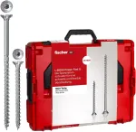 Varžtų rinkinys FISCHER Power Fast II L-Boxx 102 (MPN 558739) &ndash; asortimentas varžtų sistemai Power Fast II