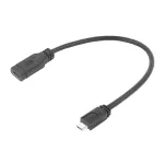 ACT USB Type-C moteri&scaron;kas į USB micro B 2.0 vyri&scaron;kas adapterio laidas 0,2 m