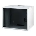 EFB Elektronik BASIC 19 colių sieninis tinklo spintos korpusas 6U, 450 mm gylio, i&scaron;ardytas, baltas (RAL 9010)