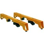 Tvirtinimo laikiklis DeWALT DE7025 plieninis geltonas 2 vnt.