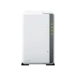 Synology DiskStation DS223J NAS / saugojimo serveris, stalinis, Realtek RTD1619B, 1 GB DDR4, DiskStation Manager, baltas