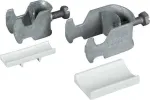 EFB U-Bolt Clamp su atramine plok&scaron;te, kabeliui &Oslash; 38-42 mm, cinkuotas plienas