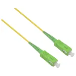 HELOS LWL OS2 Patchkabel Simplex LSZH 2,0mm SC/APC-SC/APC Geltonas 20m