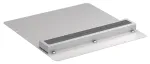 EFB PRO-MOD05A.GR Rack kabelių įvado elementas 1U &scaron;epetėlių juosta juoda