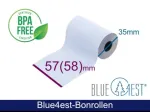 ARTDEV ADT573512 termopopieriaus ritinėlis 57x35x12 mm, 14 m, Blue4est Blue