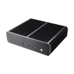 Akosa Euler TX Bekorpusis Plonas Mini-ITX Korpusas - Aliuminis - Juodas