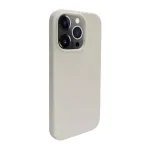iLike Apple iPhone 14 Pro Silicone Plastic Case Eco Print Design White