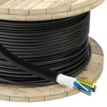 Akyga AK-SC-E12 elektromobilio įkrovimo kabelis 5 x 6 mm&sup2; + 2 x 0,75 mm&sup2;, trifazis, 32 A, 450/750 V, metrais