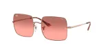 Ray-Ban Square 1971 RB1971 akiniai Gold Dark Grey 54mm Unisex