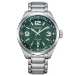 CITIZEN Eco-Drive vyri&scaron;kas laikrodis AW1830-88X 42,6 mm nerūdijantis plienas žalias ciferblatas