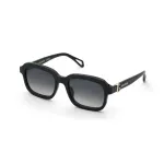 ZADIG & VOLTAIRE moteri&scaron;ki akiniai nuo saulės SZV416-530700 Havana acetatinis kvadratinis rėmas rudi lę&scaron;iai 53 mm