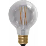 SEGULA LED Globe 80 Smokey Grey E27 5W 220Lm 1900K reguliuojamo ry&scaron;kumo lemputė
