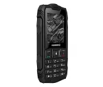 myPhone Hammer Rock tvirtas mobilusis telefonas, 2,4 col., Dual SIM, juoda