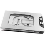 Watercool Heatkiller V Ultra GPU vandens blokas, skirta RTX 5090 (Palit & Gainward), ARGB, nikelis + akrilas, sidabrinis
