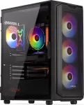 KRUX Orona Midi Tower Black korpusas