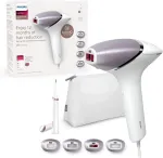 Philips Lumea IPL Prestige Series 8000 BRI949/00 &Scaron;alinimo prietaisas su tiksliuoju trimeriu (balta/&scaron;viesiai violetinė)