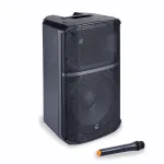 Soundsation Provibe 10AIR Aktyvus 10 colių 2 krypčių PA garsiakalbis su Bluetooth ir USB MP3 grotuvu, 300W RMS, juodas