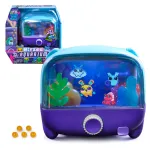 Bitzee Aquarium interaktyvus skaitmeninis augintinis su 20+ virtualių gyvūnėlių, liečiamais ir judesio valdikliais, violetinė/rožinė