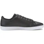 PUMA UP unisex žemi sportbačiai Puma Black, sintetinė oda, rai&scaron;teliai, kasdieniai bateliai 372605 01