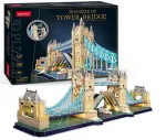 Cubic Fun 3D dėlionė Tower Bridge su LED lemputėmis