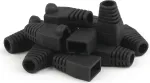 DSIT DANICOM RJ45 įtempimo mažinimo gaubtas, juodas, 10 vnt. (DC-RJ45-BOOT-BLACK-10PCE)