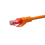 DSIT CAT6 tinklo kabelis, U/UTP, 50 metrų, oranžinis, 100% varis (DC-66-500)