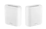 ASUS EBM68(2PK) &ndash; Expert WiFi triju dažnių juostų (2,4 GHz / 5 GHz / 5 GHz) Wi-Fi 6 (802.11ax) baltas 3 vidinės antenos